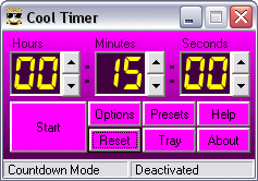 Screenshot of Cool Timer 1.2